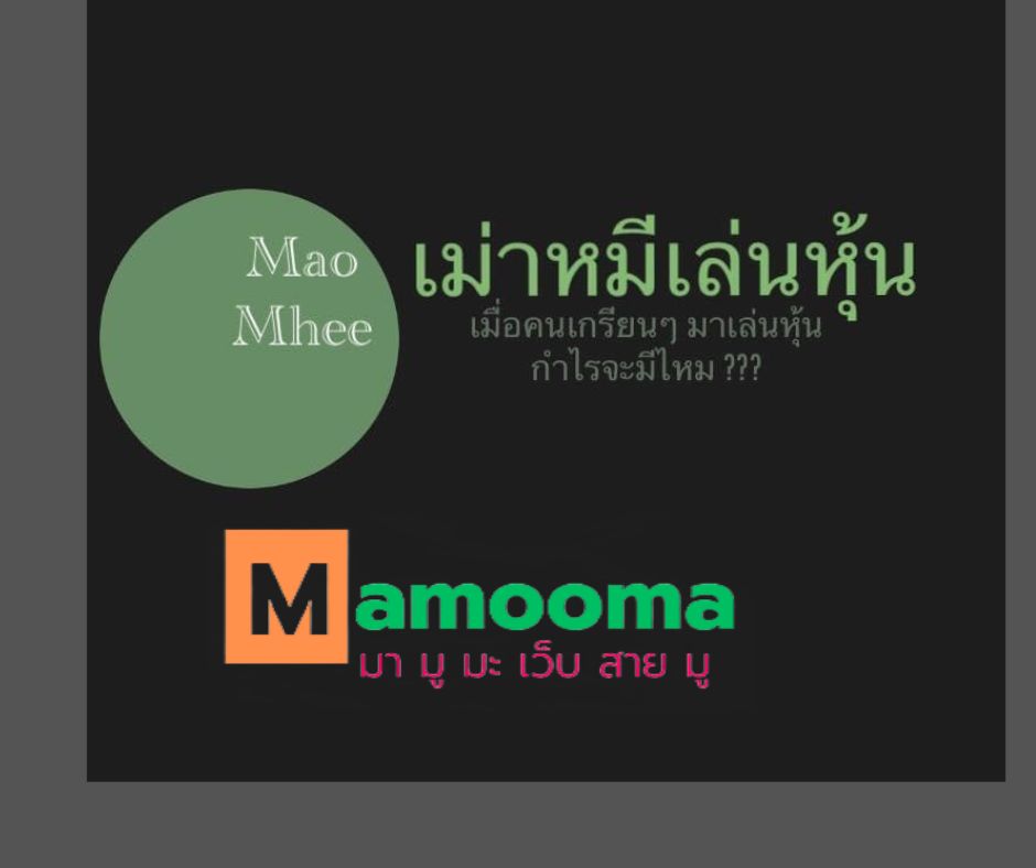 ทำนายดวงกับไพ่เม่า มามูมะ x เม่าหมีเล่นหุ้น