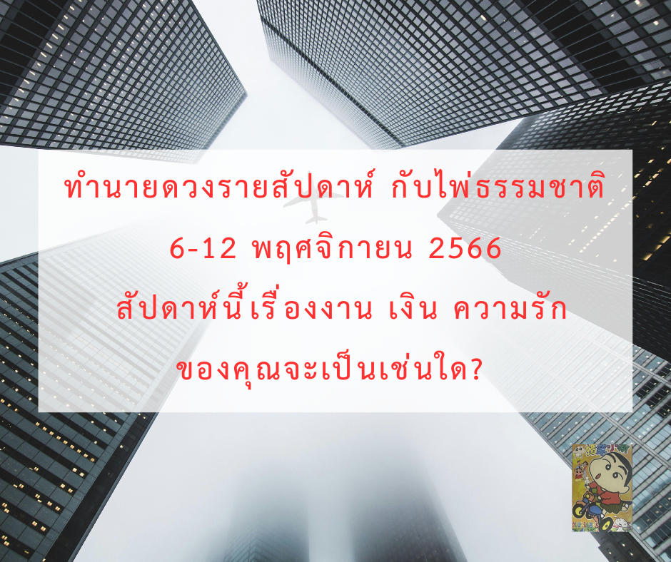 ดูดวง ทำนายดวงรายสัปดาห์กับไพ่ธรรมชาติ 6-12 พฤศจิกายน 2566 สัปดาห์นี้จะเป็นเช่นใด?