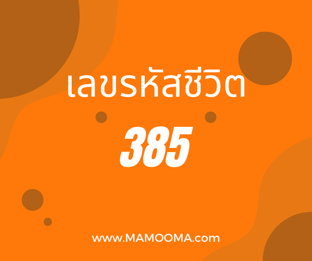 เลขรหัสชีวิต 385