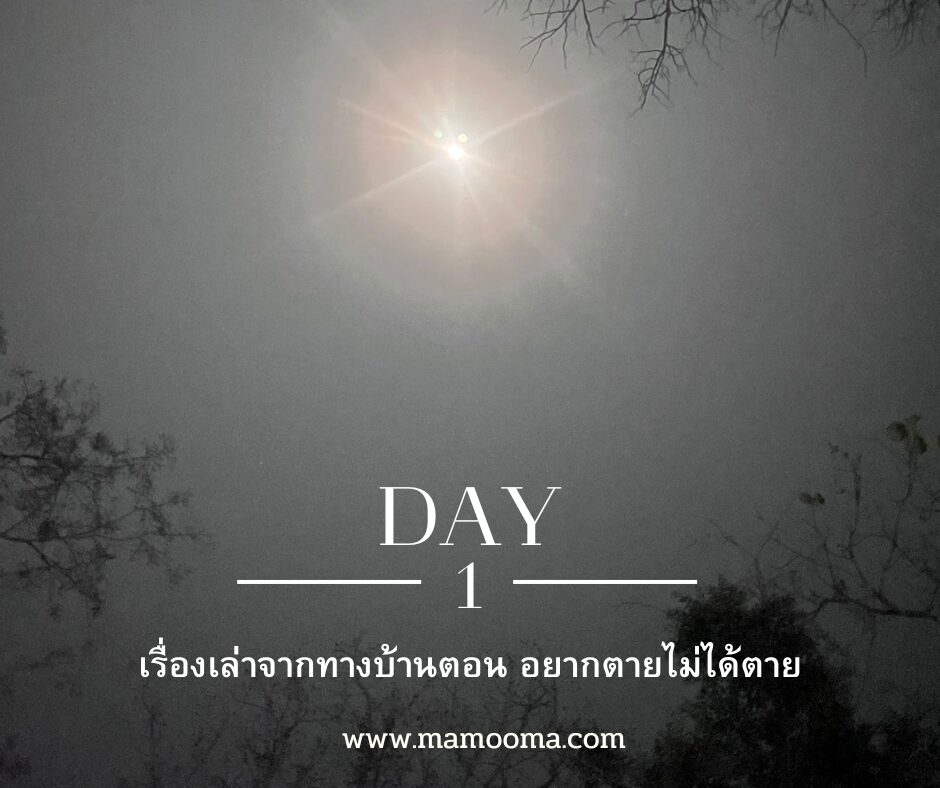 เรื่องเล่าจากทางบ้านตอน อยากตายไม่ได้ตาย