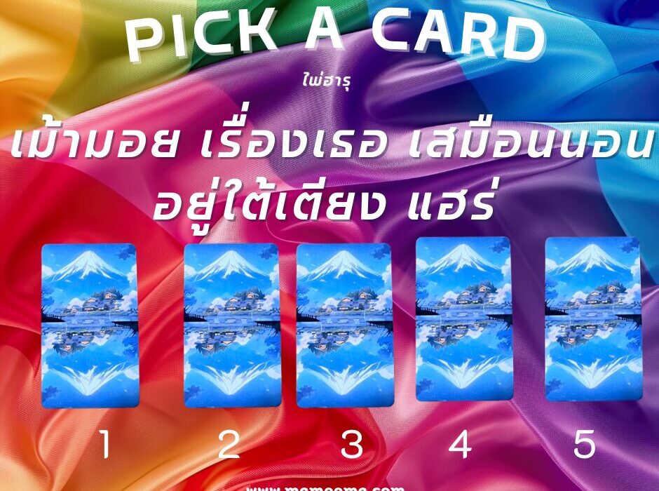 เม้ามอย เรื่องเธอ เสมือนนอนอยู่ใต้เตียง แฮร่