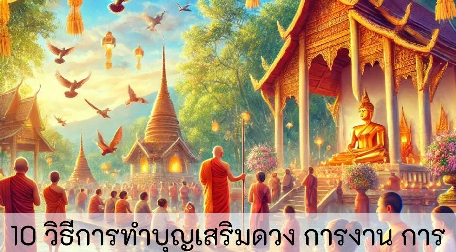 10 วิธีการทำบุญเสริมดวง การงาน การเงิน และได้รับการอุปถัมภ์จากผู้ใหญ่