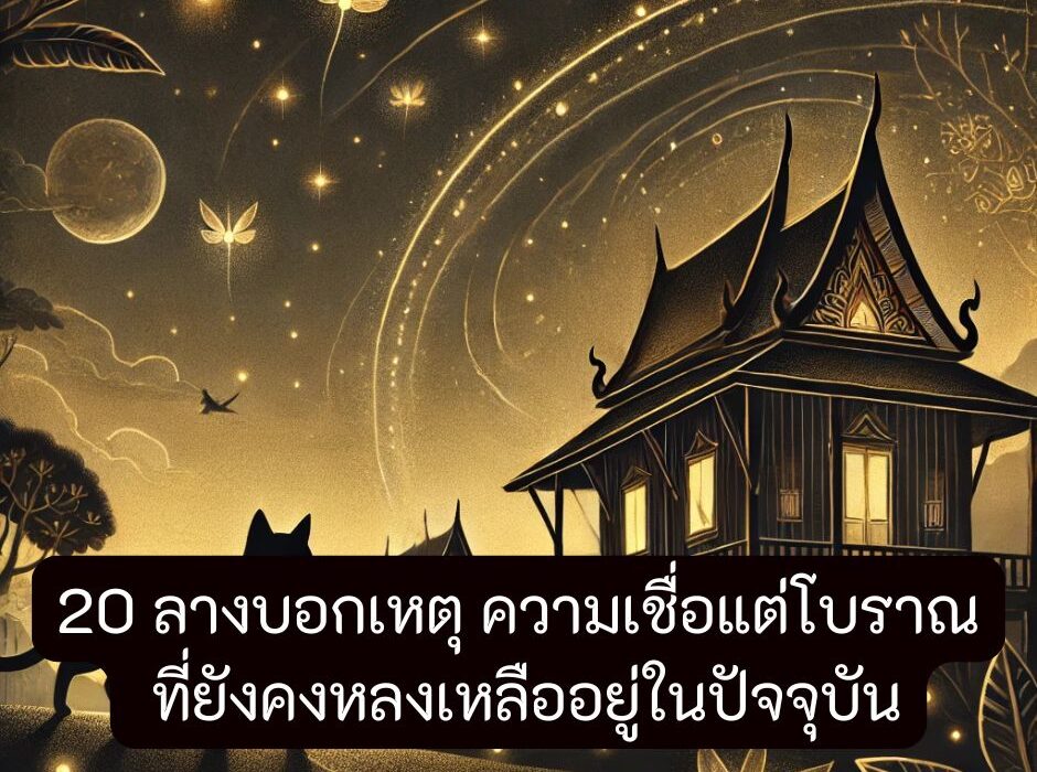 20 ลางบอกเหตุในความเชื่อคนโบราณ พร้อมคำแนะนำใช้ชีวิตอย่างมีสติ