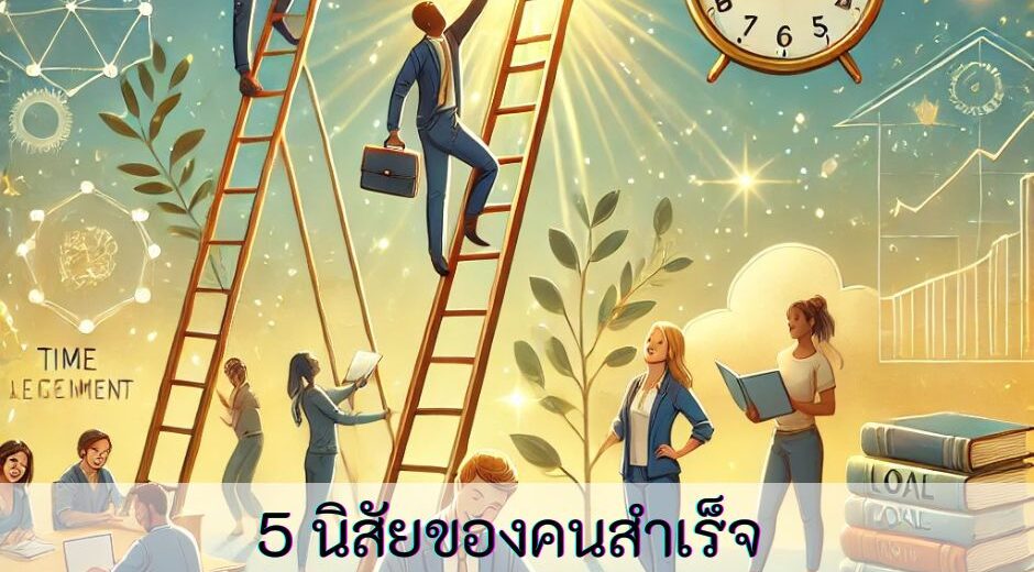 5 นิสัยของคนสำเร็จ พร้อมวิธีพัฒนาตัวเอง ไม่ลองไม่รู้