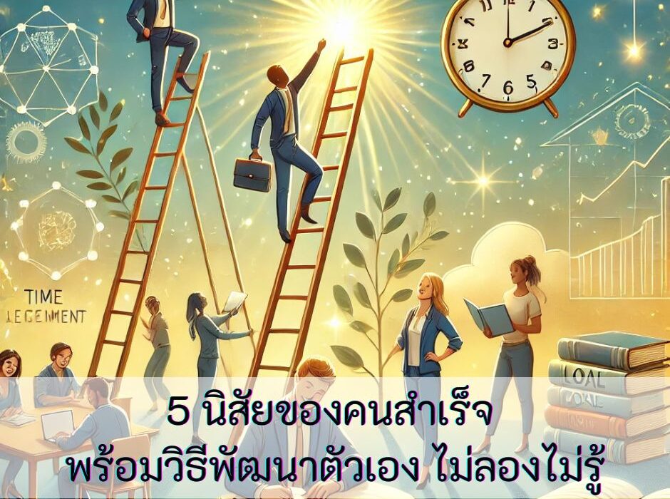5 นิสัยของคนสำเร็จ พร้อมวิธีพัฒนาตัวเอง ไม่ลองไม่รู้