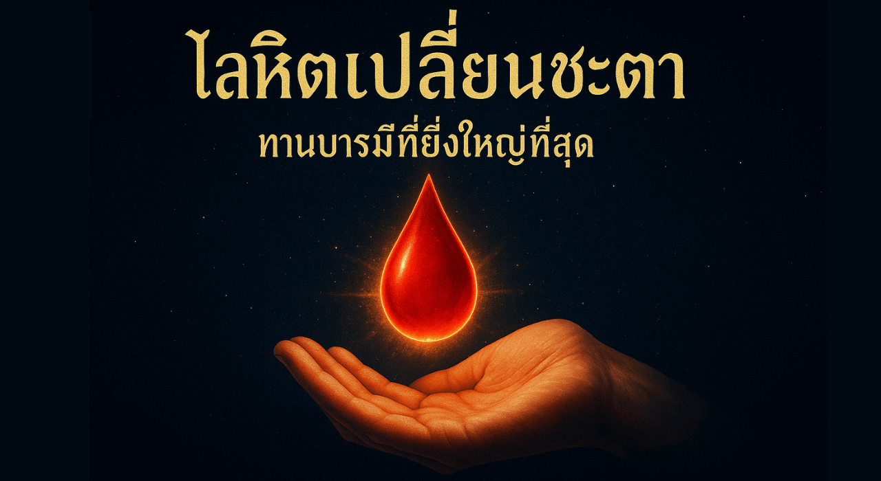 โลหิตเปลี่ยนชะตา ทานบารมี