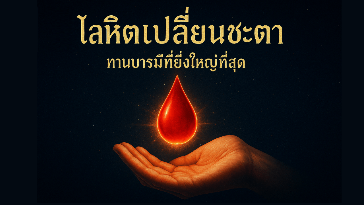 โลหิตเปลี่ยนชะตา ทานบารมี