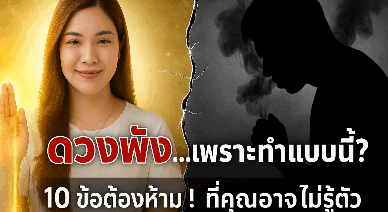 ดวงพัง เพราะทำแบบนี้