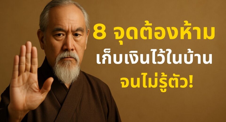 8 จุดต้องห้ามเก็บเงินในบ้าน พลังงานที่ฉุดรั้งความมั่งคั่ง
