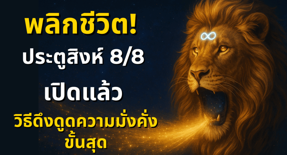 ห้ามพลาด! 8 สิงหา วันเดียวในรอบปี พลังงานแรงที่สุด! พร้อมเปิดรับทรัพย์ก้อนโต(ทำตามนี้ได้เลย)