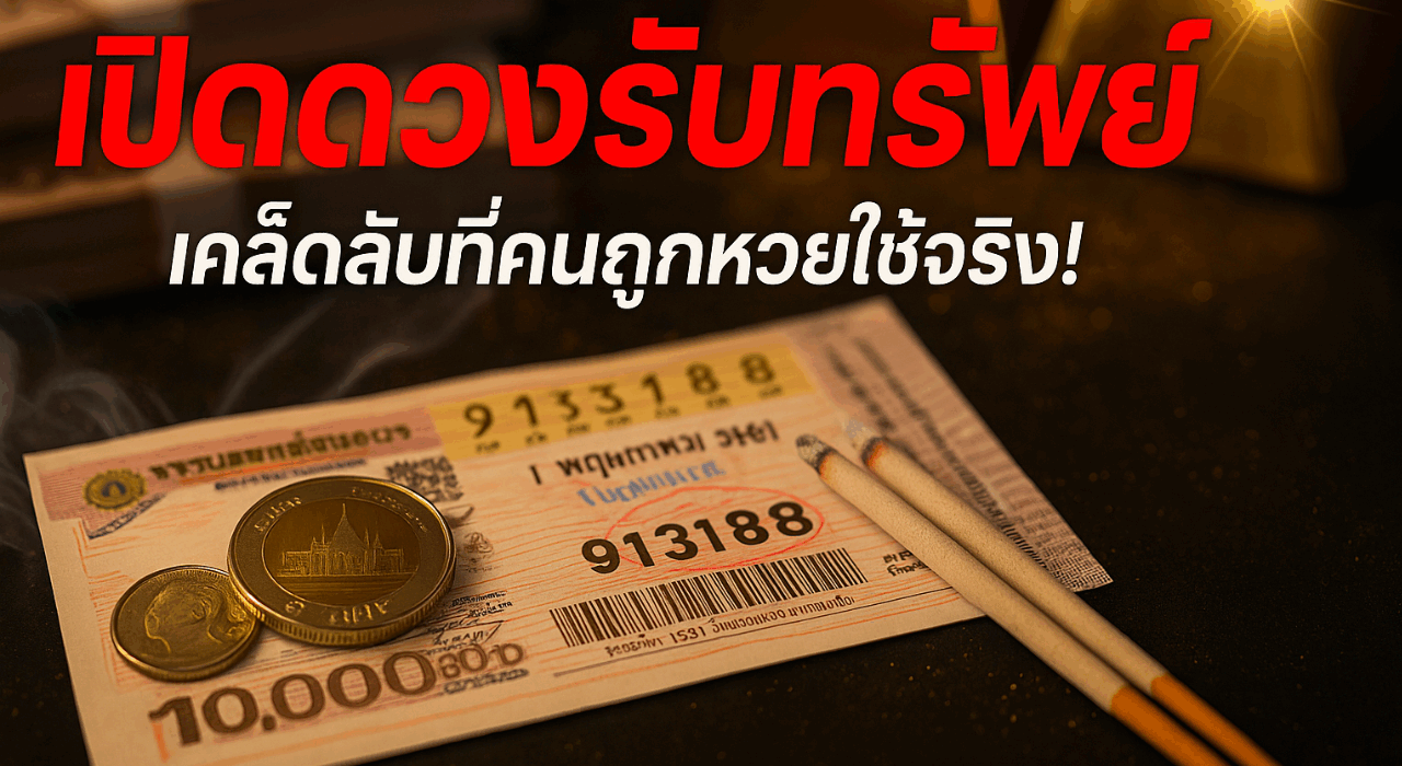 เปิดดวงรับทรัพย์ เคล็ดลับคนที่ถูกหวยใช้จริง