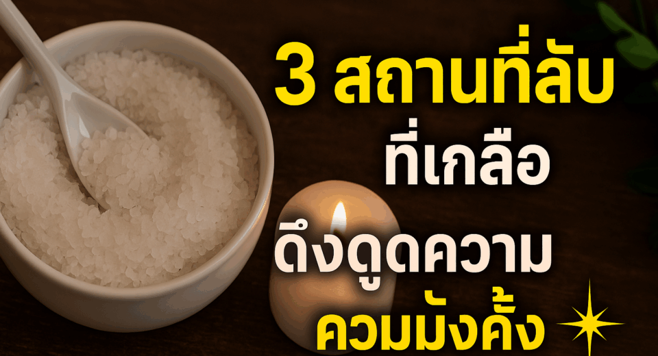 ฮวงจุ้ยรอบบ้าน 3 ตำแหน่งทองคำในบ้าน สำหรับวางเกลือ 6 3 ตำแหน่งทองคำในบ้าน