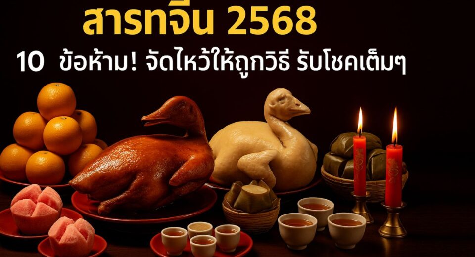 10 ข้อปฏิบัติวันสารทจีน พลาดแล้วจะเสียใจ! จัดไหว้ให้ถูกวิธี รับโชคเต็มๆ