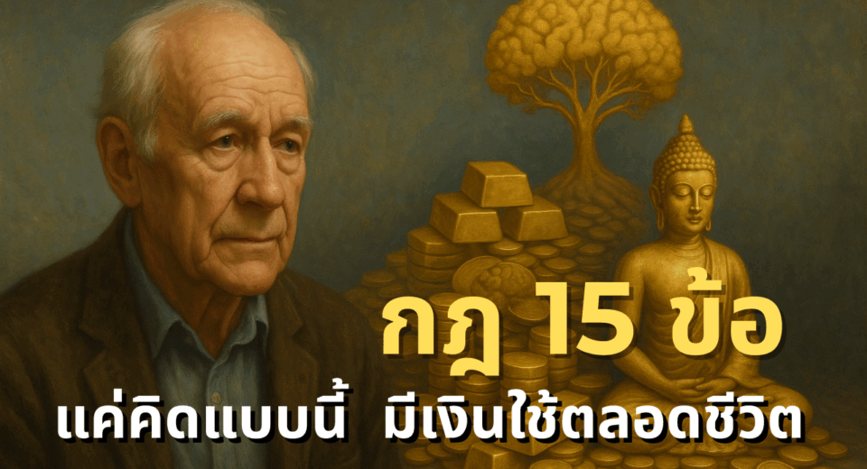 15 ข้อ วิธีคิดการเงินที่คนรวยใช้