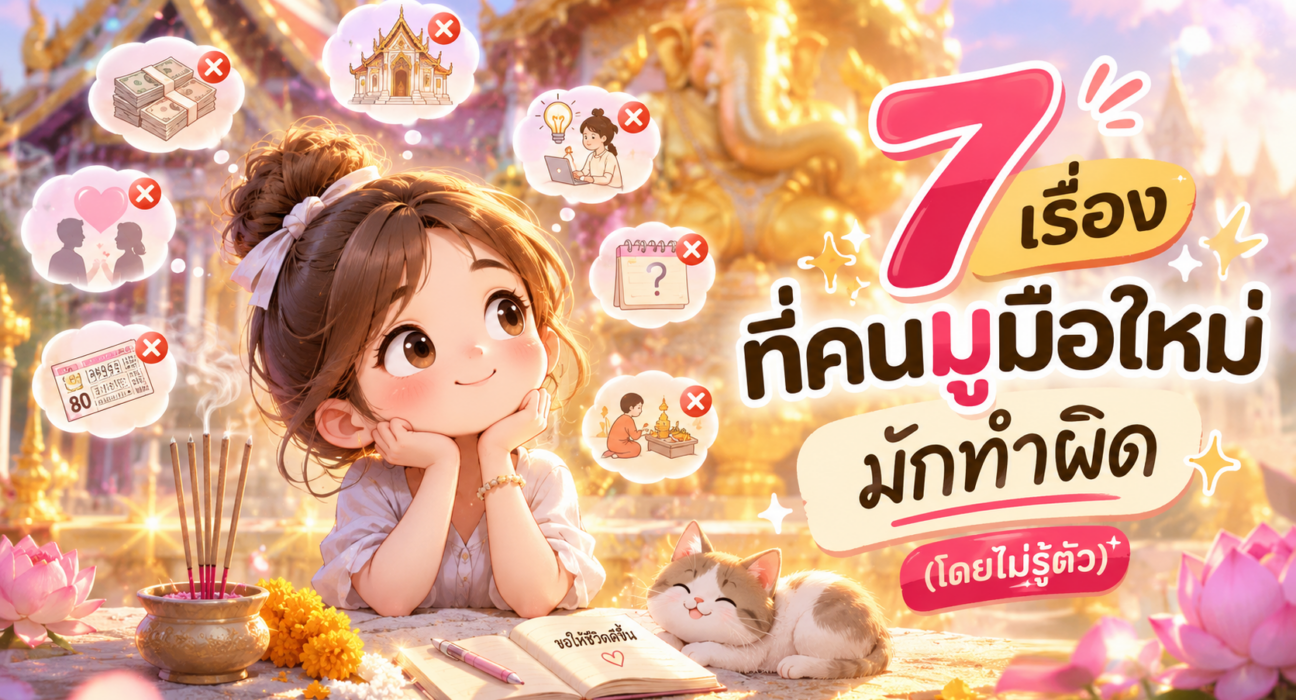 🙏 7 เรื่องที่ "คนมูมือใหม่" มักทำผิด (โดยไม่รู้ตัว)