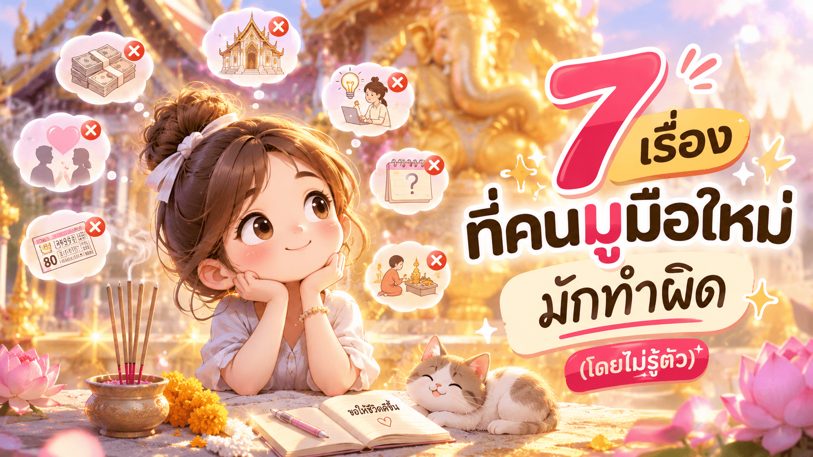 🙏 7 เรื่องที่ "คนมูมือใหม่" มักทำผิด (โดยไม่รู้ตัว)