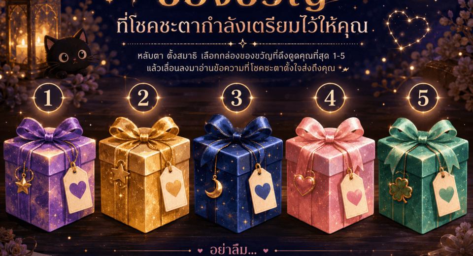 จิตวิทยาทายใจ 🎁 คำทำนาย EP.2 ของขวัญที่โชคชะตากำลังเตรียมไว้ให้คุณ ✨ 6 EP.2 ของขวัญที่โชคชะตากำลังเตรียมไว้ให้คุณ